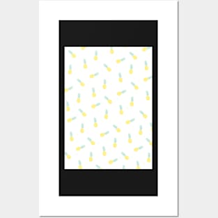 Pineapple, Pineapples pattern, Print, Tropical, Yellow, Pattern, Funny art, Modern art, Wall art, Print, Minimalistic, Modern Posters and Art